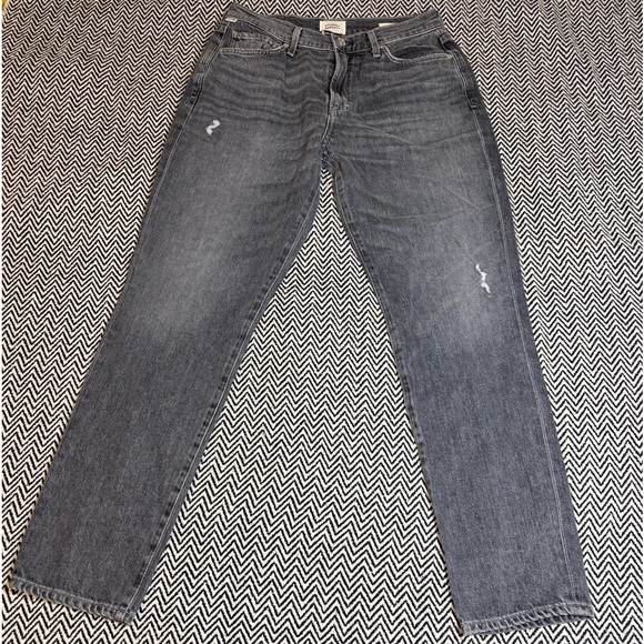 Citizens of Humanity | Olivia Crop High Rise Slim Straight Silvermist| Sz 26 - Picture 8 of 10